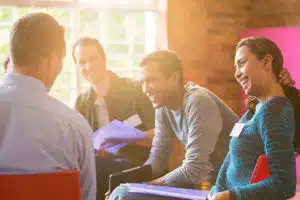 People benefiting from substance abuse treatment programs