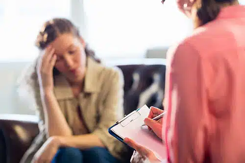 People benefiting from anxiety treatment programs