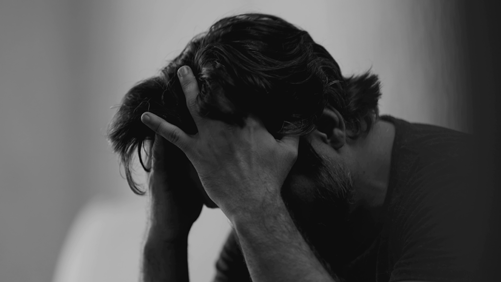 a man struggles to hide his fentanyl addiction