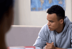 a man begins treatment after needing narcan for an opioid overdose