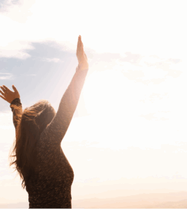 a woman heals after overcoming salvia addiction