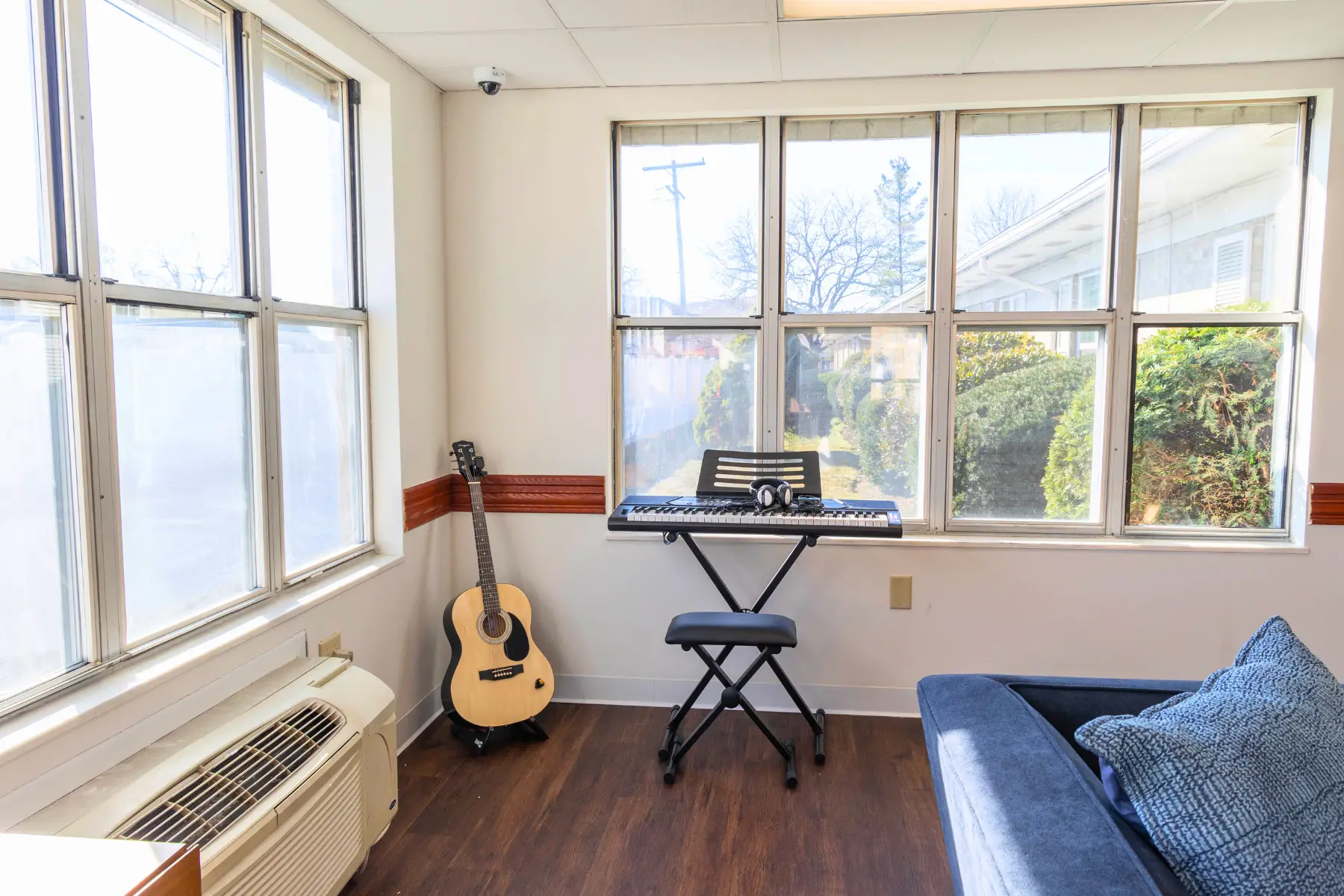 Music room at Arista Recovery Ohio