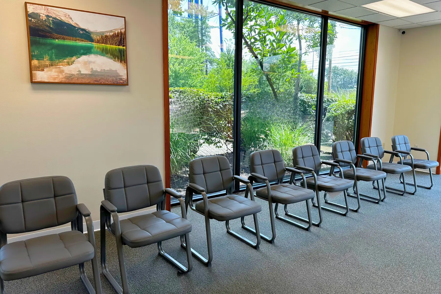 Common area at the Hilliard, Ohio campus