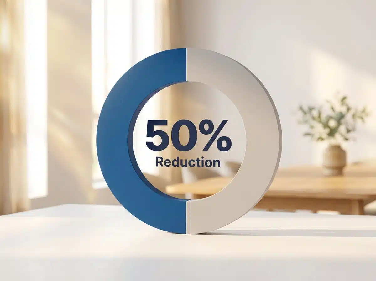 Infographic showing Reduction in opioid overdose deaths with Medication-Assisted Treatment (MAT): 50%