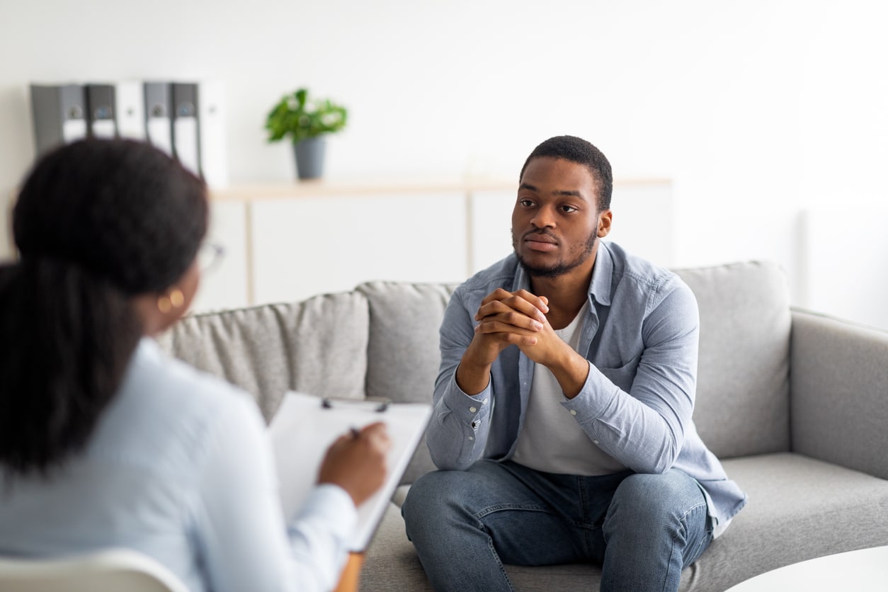 Trauma-informed therapy session